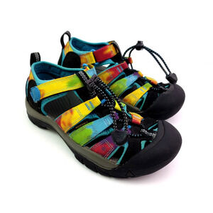 Keen Newport H2 Kids Size 2Y Rainbow Tie Dye Outdoors Fisherman Sandals Shoes